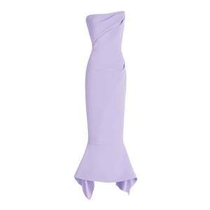Maticevski - Suffix Strapless Lilac Crepe Midi Dress - AU 12